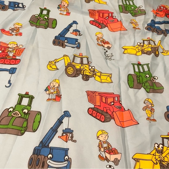 Vintage Bob The Builder Twin Flat Sheet Dan River - Picture 5 of 16